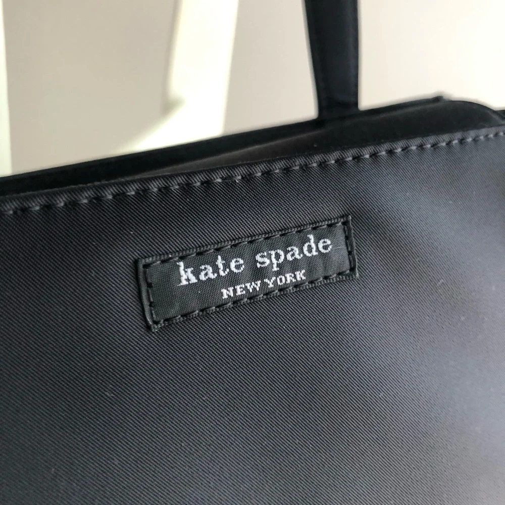 New: Kate Spade 1993 Sam Tote. Black Nylon. Vintage.